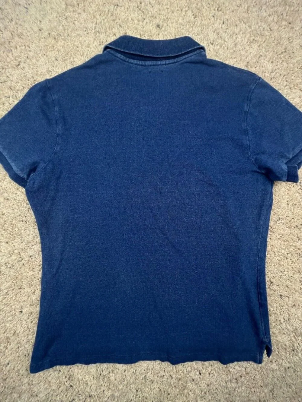 Polo Ralph Lauren Polo Shirt Blue Slim Fit Mens XL Pony Logo Short Sleeve